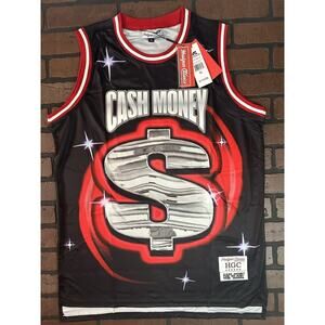CASH MONEY RECORDS - Black Headgear Classics Basketball Jersey~Never Worn~XL 3XL